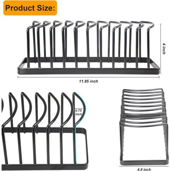 Baseball Cap Hat Rack Metal Organizer Holds 20 Hats Closet Storage Stand - Picture 3 of 7